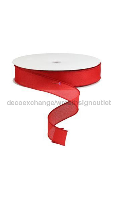 1.5"X50Yd Value Faux Burlap Red RC500024 - DecoExchange