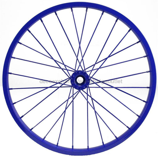 16.5"Dia Decorative Bicycle Rim Blue MD050725 - DecoExchange
