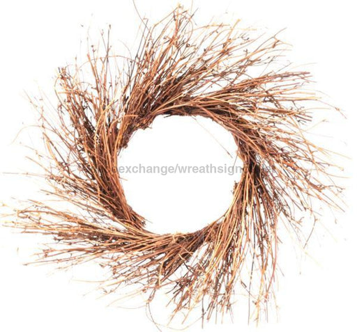 18’ Vine Twig Wreath Natural Xw7002 Base