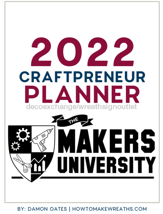 2022 Craftpreneur Design Planner by Damon Oates - DecoExchange