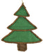 22.5"H X 19"L Vine Tree Emerald Green/Natural KG3042 - DecoExchange
