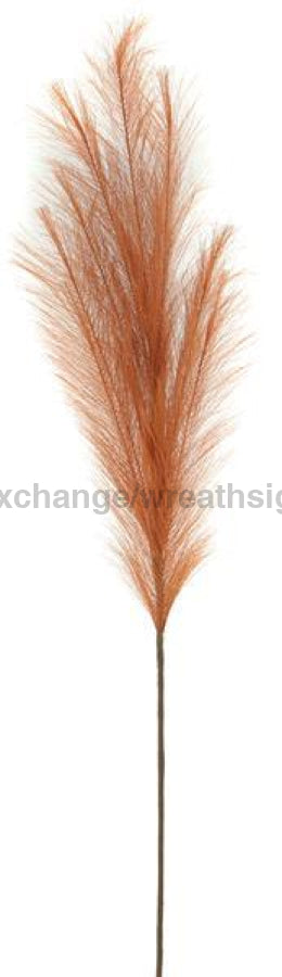 38"L Fabric Grass Plumes Spray Rust FG601432 - DecoExchange®