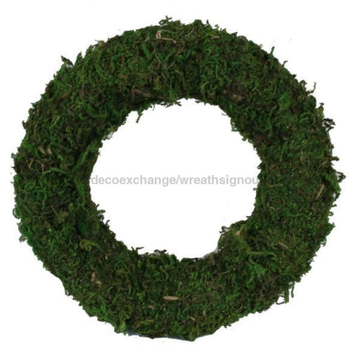 6.75’Dia Moss Wreath Green Kc1013 Base