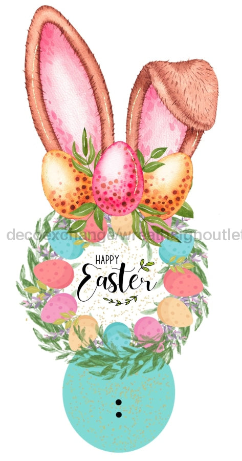 Bow Backer Easter Wood Sign Bb-W-0049 13 Wreath