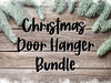 Christmas Door Hanger Bundle - Set Of 10 Wreath Kits Kit