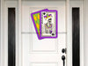 Mardi Gras Sign Louisiana Wood Sign Door Hanger Decoe-W-181 22