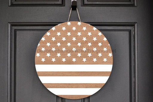 Wreath Sign, Patriotic Sign, DECOE-2053, Sign For Wreath, Door Hanger, DecoExchange - DecoExchange®