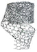 10'L X 4"W Glitter Chicken Wire Roll Silver XC997326 - DecoExchange