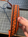 1" X 10Yds Metallic Dupion Orange Copper Center Trim, Black 05-1856 - DecoExchange®