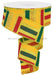 1.5X100Ft Brush Stroke Stripes Sun Yellow/Yellow/Green/Red Rgc331429 Ribbon