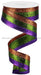 1.5"X10Yd 3-In-1 Metallic Ribbon Purple/Lime Green/Copper RG01402A1 - DecoExchange®