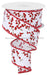1.5’X10Yd Berry Branches W/Snow White/Red/Brown Rge104227 Ribbon