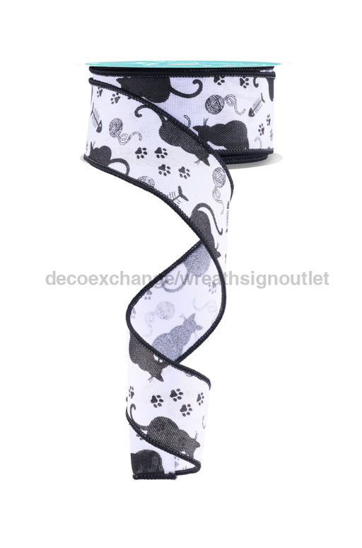 1.5’X10Yd Cat Silhouettes White/Black Rgf151327
