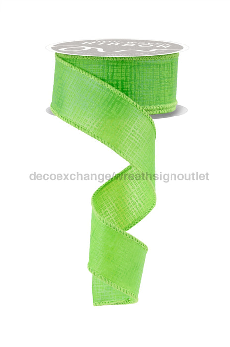 1.5’’X10Yd Cross Hatch Lime Green NR100930 Ribbon