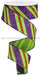 1.5"X10yd Diagonal Glitter Stripe/Royal Lime/Purple/Orange RG017659K - DecoExchange