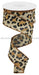 1.5"X10Yd Leopard Print/Royal Light Beige/Black/Brown RGB139701 - DecoExchange