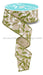 1.5’’X10Yd Mistletoe Lt Nat/Multi Green/White RGF120118 Ribbon