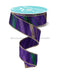 1.5’’X10Yd Multi Diagonal Stripe Purple/Mardi Gras RGF184023 Ribbon