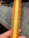 1.5’’X10Yd Raised Swiss Dots W/Lace Yellow/Orange RG08869J8 Ribbon