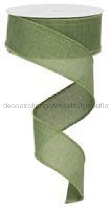 1.5"X10Yd Royal Burlap Clover Green RG1278AM - DecoExchange®