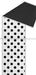 1.5’’X10Yd Small Polka Dot/Fused White/Black LX3050WK Ribbon