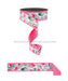 1.5’’X10Yd Watermelon/Fused Pink/Yellow/Green Lx1039 Ribbon