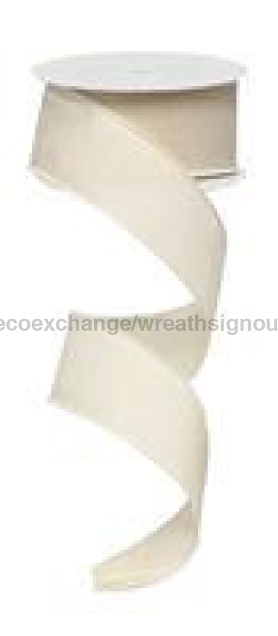 1.5"X50Yd Royal Burlap Cream RG5278C2 - DecoExchange