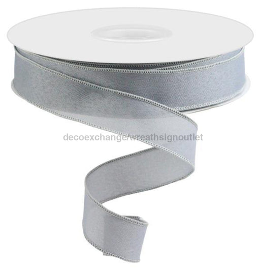 1.5"X50Yd Value Faux Burlap Grey RC500010 - DecoExchange