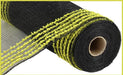 10.25’X10Yd Drift/Pp Wide Border Mesh Black/Yellow Ry8115Aa
