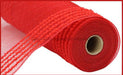 10.25"X10Yd Drift/Pp Wide Border Mesh Red RY811424 - DecoExchange®