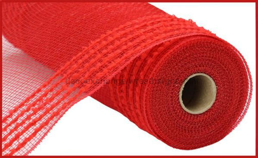 10.25"X10Yd Drift/Pp Wide Border Mesh Red RY811424 - DecoExchange®