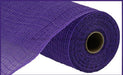 10.25"X10Yd Faux Jute/Pp Check Purple RY831323 - DecoExchange