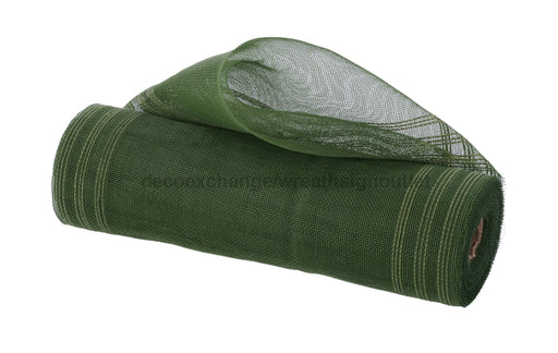 10.25’’X10Yd Fine Weave Border Stripe Moss Green RY500749 Mesh
