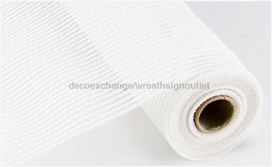 10.25"X10Yd Matte Wide Foil Mesh White/Matte White RY850027 - DecoExchange®