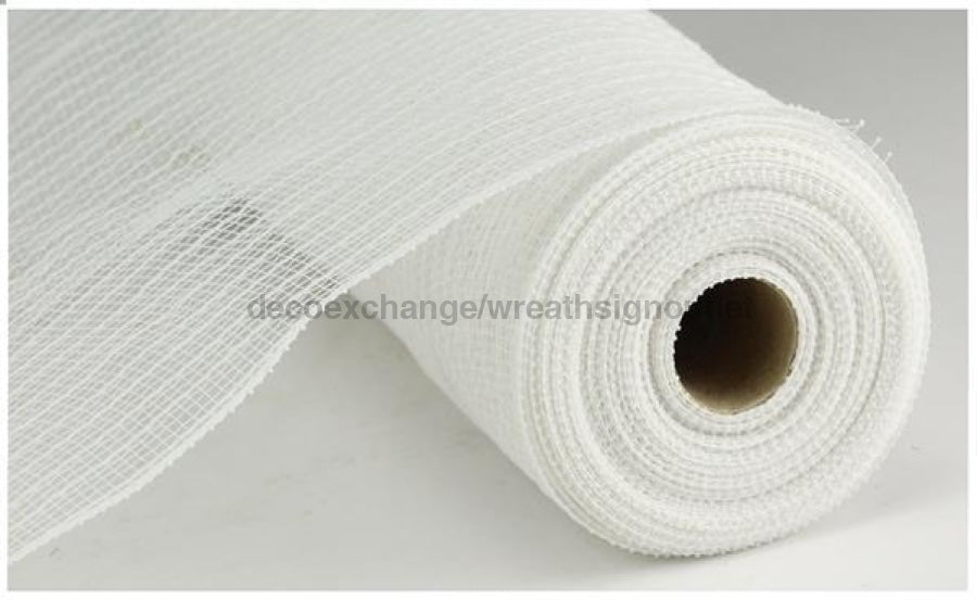10.25"X10Yd Poly/Fiber Mesh White RY830927 - DecoExchange