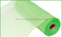 10.25"X10Yd Poly/Faux Jute Mesh Fresh Green/Cream RY830260 - DecoExchange®