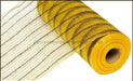 10.25X10Yd Tinsel/pp/foil Mesh Gold/black Ry840072