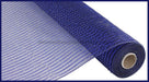 10.25"X10Yd Wide Foil Mesh Navy W/Royal Blue Foil RE136657 - DecoExchange