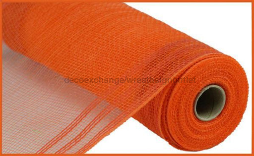10.5"X10Yd Faux Jute/Pp/Border Stripe Orange RY832420 - DecoExchange