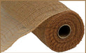 10.5"X10Yd Faux Jute/Pp Check Natural RY831318 - DecoExchange