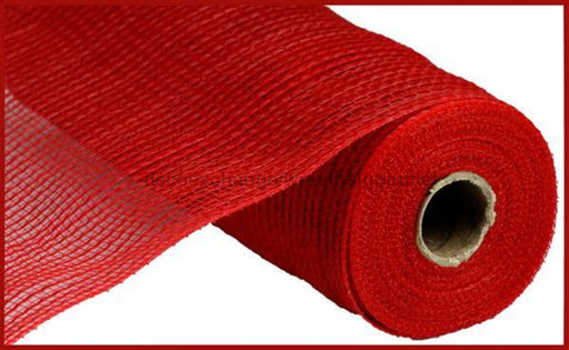 10.5"X10Yd Faux Jute/Pp Stripe Red Ry831224 - DecoExchange