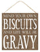 10"Sq Biscuits/Gravy Lt Brown/White AP8352 - DecoExchange