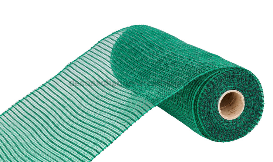 10’X10Yd Horizontal Wide Stripe Mesh Dark Green Re8900Xt