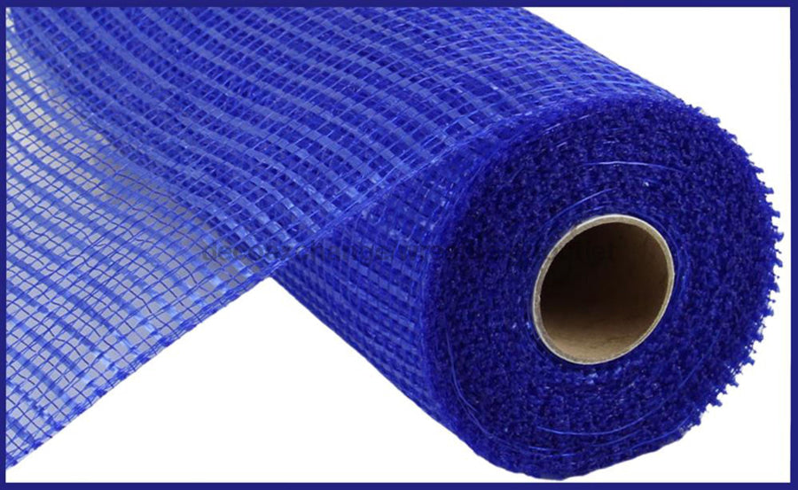 10’’X10Yd Horizontal Wide Stripe Mesh Royal Blue Re890025