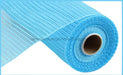 10X10Yd Horizontal Wide Stripe Mesh Turquoise Re890044