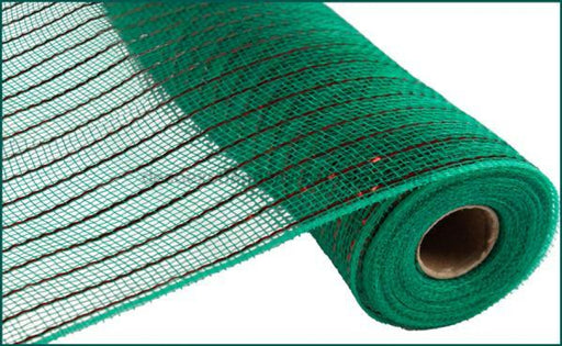 10"X10Yd Matte Wide Foil Mesh Emerald Green/Matte Red RY8500A1 - DecoExchange