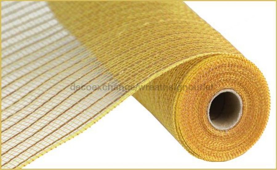 10"X10Yd Matte Wide Foil Mesh Matte Gold RY850008 - DecoExchange
