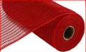 10"X10Yd Matte Wide Foil Mesh Matte Red RY850024 - DecoExchange