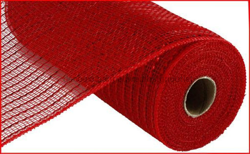 10"X10Yd Matte Wide Foil Mesh Matte Red RY850024 - DecoExchange