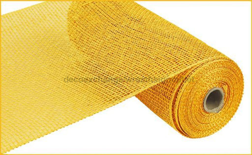 10"X10Yd Poly Burlap Mesh Yellow RP810029 - DecoExchange